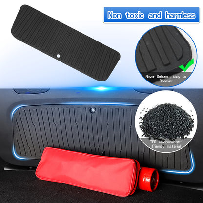 Trunk Tailgate Mat for Tesla Model Y 2021-2025, KUNIST Trunk Protector Mat [Durable TPE] All Weather Trunk Door Liners Model Y Accessories, Black (Not Fit 2025-2026 New Model Y Juniper)