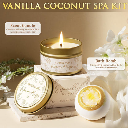 Self Care Get Well Soon Gifts Baskets for Women, Mothers Day Birthday Gifts Spa Care Package After Surgery, Inspirational Thinking of You Sympathy Basket Feel Better Encouragement Gift for Mom Friends