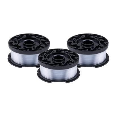 BLACK+DECKER Weed Eater String, Genuine OEM Authentic Trimmer Line, 3-Pack, 30-Feet of Replacement Spool, 0.065-Inch Diameter (AF1003ZP)