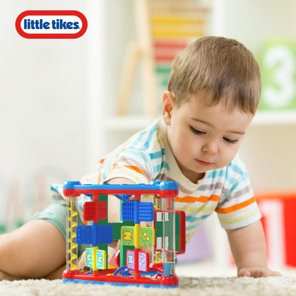 Lollipop Little Tikes Activity Triangle Toy, 5-Sided Baby Toy, Montessori Toy, Bright & Simple to Grasp for Small Hands, Fun and Educational for Toddler