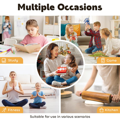 Conchstar Visual Timer for Kids 60-Minute - Countdown Timer with Optional Alarm, Focus Tool for ADHD & Autism, Time Management for Homework, Chores, Office, Kitchen, Teaching & Study Routines (Green)