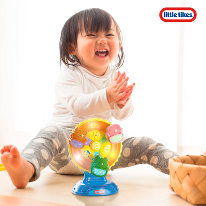 Lollipop Little Tikes Lights and Sounds Ferris Wheel Toy - Suction Cup Spinning Toy for Babies and Toddlers, High Chair Fun Time for Toddlers