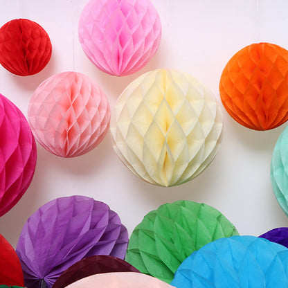 GAKA 12Pcs Green Hanging Honeycomb Balls Decorations, Tissue Paper Pom Poms for Wedding Birthday Party Decor(6" 10")