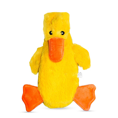 FGA MARKETPLACE Duck Flat NO Stuffing NO Squeak Plush Dog Toy, Funny Style Will Entertain Your Pet for Hours, Recommended for Small and Medium Dog 21 INCH Long