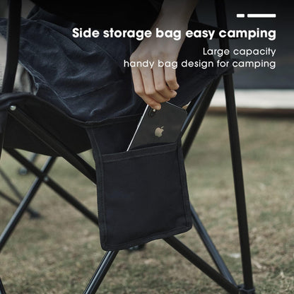 Damei century 4Pack Folding Camping Chairs-Lightweight, Installation-Free, Portable Chair for Beach, Lawn, Outdoor Sports,Black
