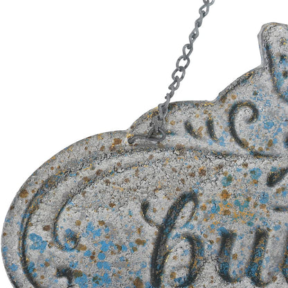 Chic Garden Decorative Butterfly Wall Signs Metal Yard Signs(Incl Stake and Chain)