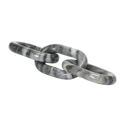 Bloomingville Decorative Marble Chain, Variegated Grey Tones