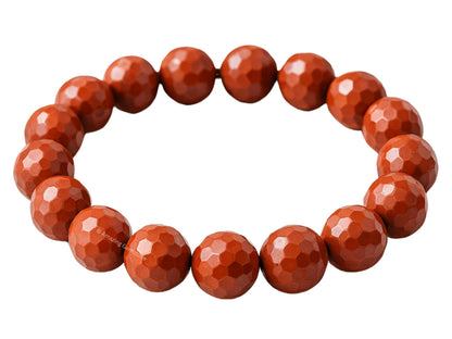 Amazing Gemstone Red Jasper Bracelet for Women - Chakra Mens Bracelet Protection Crystals and Healing Stones - Blessing Bracelet Spiritual Meditation Gift Christmas Stocking Stuffers