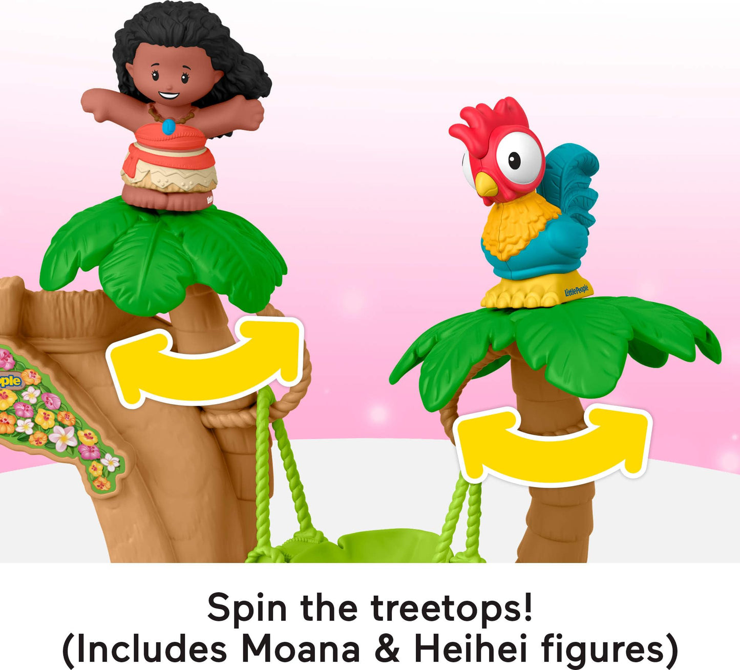 Fisher-Price Little People Toddler Toy Disney Princess Moana Adventure Village Playset with Figures for Pretend Play Kids Ages 18+ Months