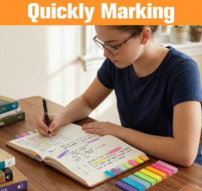 40 Pack Sticky Notes Flags Tabs Page Markers,4000 Sheets Index Tabs,Small Self-Stick Note Pads,8 Bright Colors Page Flags Mini Self-Stick Pads to Post for Office,School,Home,Meeting,Back to School