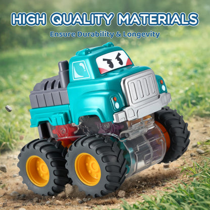 Big Cartoon Truck Car Toys for 1 Year Old Boy with Playmat/Storage Bag|Baby and Toddler Toys 12-18 Months & Age 1-2 with Trailor|1st Birthday Gift for 1 2 Year Old Boy