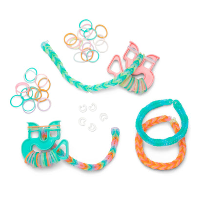Rainbow Loom: Treasure Box - Glow-in-The-Dark Edition - DIY Bands Jewelry Kit, 7000 Glow Rubber Bands, 2 Happy Looms, Crafting Activity, Kids Ages 7+