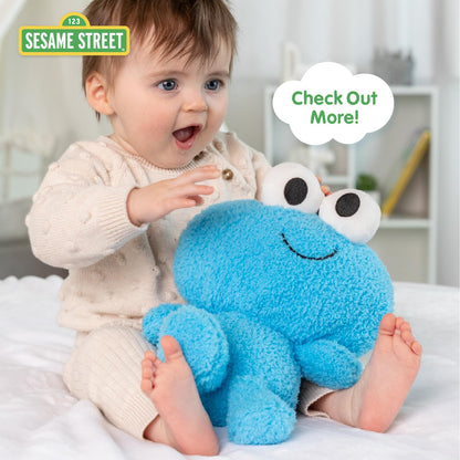 Kids Preferred Sesame Street Soft Book Featuring Your Favorite Characters with Sensory Materials and Multiple Tabs to Keep Baby Engaged – 11 Inches – Surface Washable