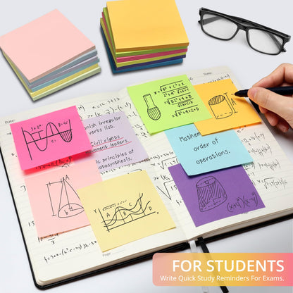 Sticky Notes, 36 Pads, 3x3 Inches Self-Stick Note Pads, Perfect for Office, Study, and Daily Life Organization - Bright