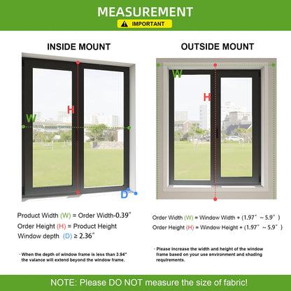 ZSTARR Custom Cordless Shades,Blackout Blinds, Waterproof Rolling Shutter, Suitable for Windows, Family Children's Rooms and Offices 20-90 Inches Wide (3721FWLS)