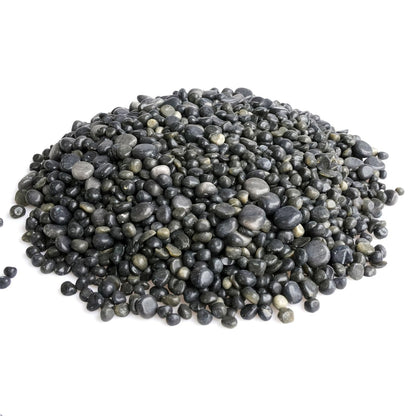 Sisamn 3Lb Gold Sheen Obsidian Tumbled Stones Natural Polished Pebbles for Protection, Jewelry Making, Home Decor, Feng Shui, Reiki Healing, Meditation Gifts Bulk Crystals