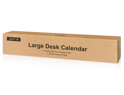 SUNEE Desk Calendar 2026 Large 22x17 from April 2026 to December 2027, Extra Large Desktop Monthly Calendar Pad 21 Months For Teacher or Office, Desk Top, Seasonal