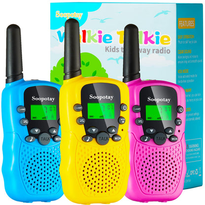 Walkie Talkies for Kids, Walkie Talkie Toys for Girls Boys, Outdoor Toys/Outside Games for Kids Age 4-8-12, Birthday Gifts for 4 5 6 7 8 9 10 Year Old Kids Girl Boys