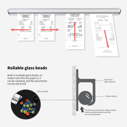 CjgyzTicket Holder for Restaurant, 28/32/36/48/60 inches, Restaurant Order Holder，Durable and Easy to use, Suitable for Commercial Kitchens, cafes, Fast-Food(28 Inch, 2 Pcs)