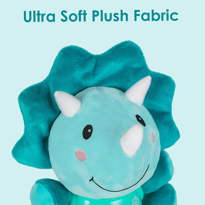 iPlay, iLearn Baby Dinosaur Musical Toys, Newborn Boys Gift, Soft Dino Plush Stuffed Animal, Infant Light Music Time, 1st Valentine's Easter Basket Stuffer 0 1 2 3 6 9 12 18 Month 1-3 Yrs Toddler Girl