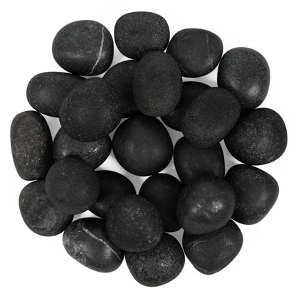 Orientrea 1.1lb Bulk Tumbled Shungite Stones- Polished Natural Shungite Crystal for Water Use, Crystal Healing, Reiki, Wicca, Massage & Home Décor