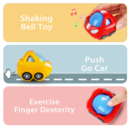iPlay, iLearn Baby Toy Train, Infant Soft Cars for 6-12 Month Boy, Musical Push N Go Truck, Toddler Sensory Ball Rattle, Development Grasp Babies Birthday Gift 7 8 9 10 11 18 Month 1 2 Year Old Girl