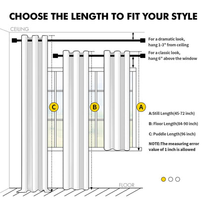 MIULEE Christmas Red Blackout Curtains for Bedroom Living Room 63 Inches Long 2 Panels, Thermal Insulated Room Darkening Drapes Grommet Noise Reducing Light Blocking Window Treatments 40x63 Inch