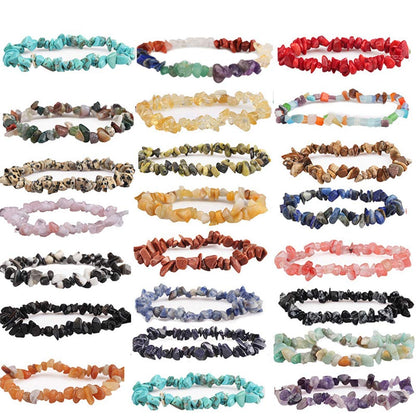 Natural Chip Stone Beads Black Stripe Rhodochrosite 5-8mm About 400 Pieces Irregular Gemstones Crystal Loose Bead Hole Drilled DIY for Bracelet Jewelry Making (5-8mm, Black Stripe Rhodochrosite)