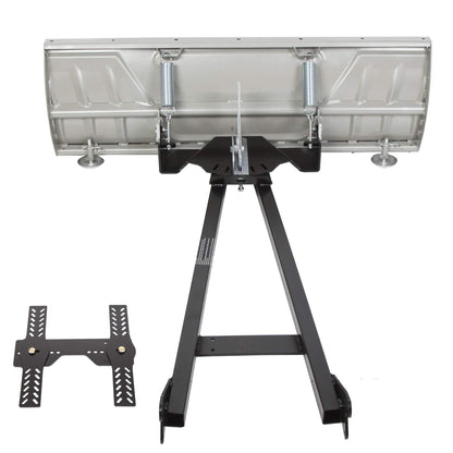 ECOTRIC ATV Snow Plow Blade Adjustable 48" Complete Universal Kit Compatible with Honda Kawasaki Polaris (You Will Receive 2 Packages)