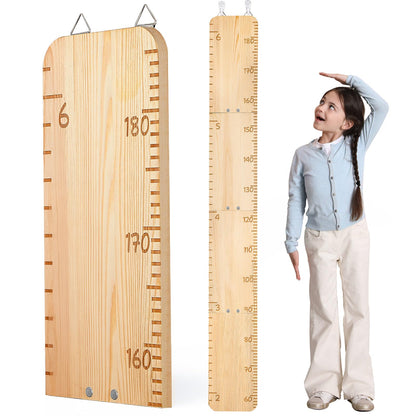 Growth Chart for Wall Wooden Height Chart for Kids Unicorn Castle Height Measurement for Wall Kids Height Wall Chart Kids Room Nursery Wall Decor