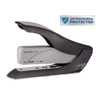 Bostitch Office 60 Sheet Heavy Duty Stapler - Two Fingers, No Effort, Spring Powered Stapler - Gray (1200)