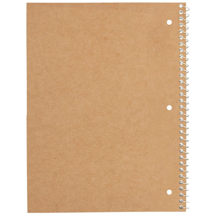 Mead Spiral Notebook, 6 Pack, 1 Subject, College Ruled Paper, 7-1/2" x 10-1/2", 70 Sheets per Notebook, Assorted Pastel Colors (830049)