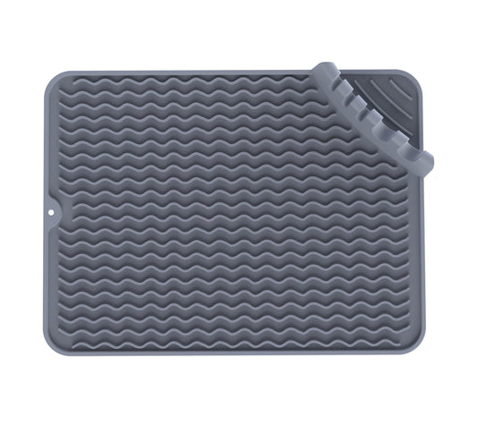 Heat-Resistant Silicone Craft Mat 16x12 Inch | Non-Slip Epoxy Resin Art Mat with Tool Organizer | Textured Surface for Jewelry, Coasters | Durable & Easy Cleanup