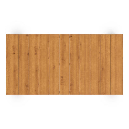 Modway Tahoe Acacia Wood Rectangular Outdoor Patio Coffee Table in Natural - Ideal as Garden Coffee Table or Porch Table