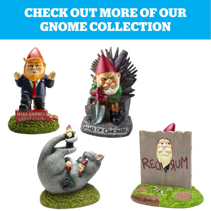 Godzilla Garden Gnome Statue, Outdoor Lawn & Yard Monster Figurine Sculpture Decorations, Funny Housewarming Gag Gift