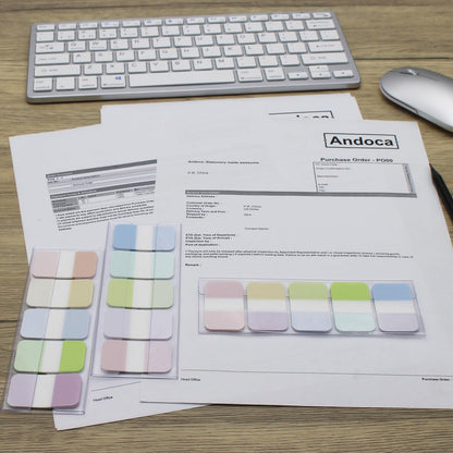 Tabs Flags Assorted Colors, 0.98 x 1.71 Inch Sticky Tabs, Easy to Post, 4 On-The-Go Dispensers/Pack, 400 Pages Total