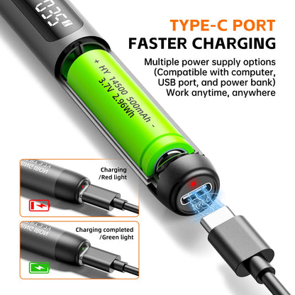 ANVANNA 120-IN-1 Mini Electric Screwdriver Set is a comprehensive electric precision tool kit designed for electronics repair and assembly tasks