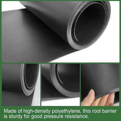 Joewuzun Tree Root Barrier 18in x 20ft x 60mil Root Barrier Grass Weed Barrier Bamboo Barrier Garden Edging for Landscape Edging Blocks
