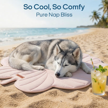 Vagascape Dog Cooling Mat, Washable Pet Cooling Mat, 35" x 33" Thick & Durable Large Cooling Mat for Dogs, Portable Foldable Premium Cooling Pad for Indoor, Outdoor, Travel, Camping, Patio and Beach