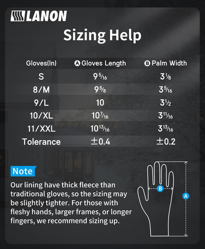 LANON Waterproof Winter Work Gloves, Double Latex Coated, Thermal Insulated Freezer Gloves for Cold Weather, Heavy Duty, Non-Slip Grip, Wrist Closure, Grey,L