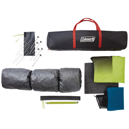 Coleman 4/6/8/10 Person Instant Camping Tent with 1-Minute Setup, Large Family Tent with Pre-Attached Poles, Air Vent, & Carry Bag, Sets Up in About 60 Seconds