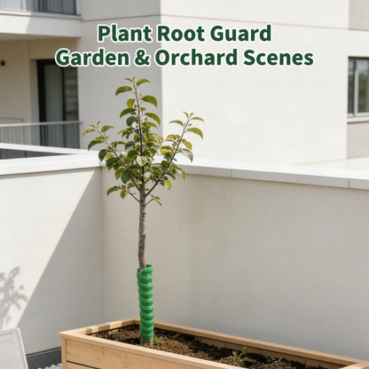 Spiral Tree Guards, 4 Pack, 2 Sizes (4x40cm & 5x40cm), Flexible Tree Protector Wrap for Young Saplings, Trunk Protection from Animals, Weather, and Lawnmower Damage