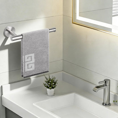 NearMoon Hand Towel Holder/Towel Ring, Thicken Stainless Steel Hand Towel Bar for Bathroom, Rustproof Wall Mounted Towel Rack, Contemporary Style Bath Accessories, 9 Inch (1 Pack, Brushed Nickel)