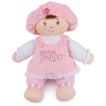 GUND Baby My First Dolly, Plush Doll for Babies and Toddlers, Pink/White, 13”