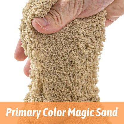 PreTrans Construction Sensory Bin Toys – 10 Sand Molds for Kids & 2.2 lb Sensory Sand - Sand Box for Toddlers Ages 3+