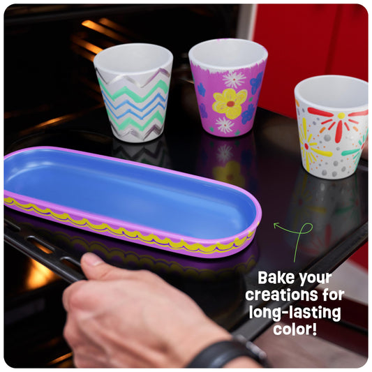 Dan&Darci Paint & Plant Stoneware Flower Gardening Kit - Gifts for Girls & Boys Ages 6-12 - Kids Arts & Crafts Project Birthday Gift, STEM Activity for Age 6, 7, 8, 9, 10, 11 & 12 Year Old Girl
