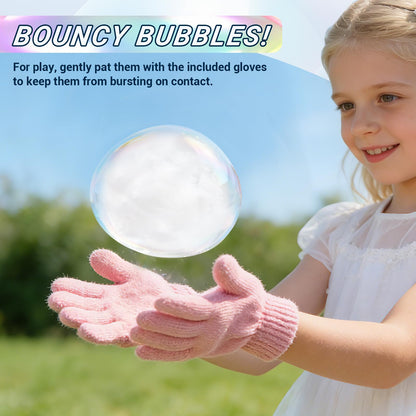 Elastic Bubble Fog Wand,Fog Bubble Machine,Bubble Machine,Fun Science Experiments, Kids Toys, Parent-Child Interaction(Blue)