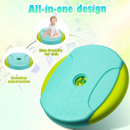 VROGTIK Dinosaur Sit and Spin Toys for Toddlers 1-3, 360° Toddler Spinning Seat with LED Lights and Music Christmas Birthday Gift for 1 2 3 Years Old Boys Sensory Toys Toddler Activities