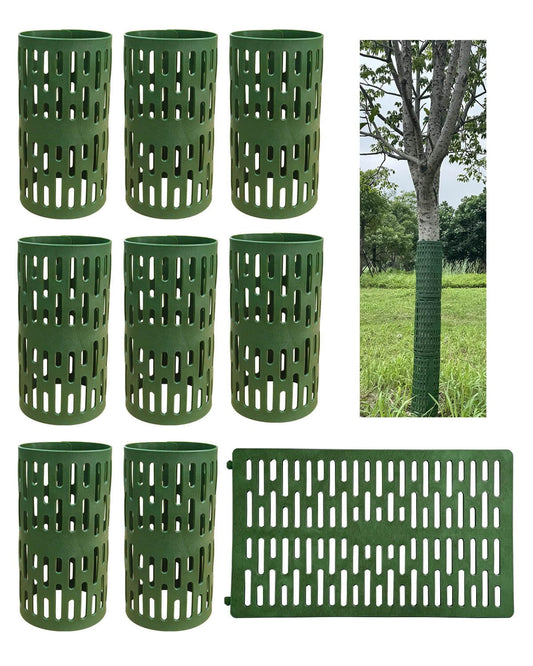 Tree Trunk Protectors Tree Bark Protectors - 8Pcs Small Tree Trunk Protector Guard Breathable Tree Protectors for Wildlife Protection
