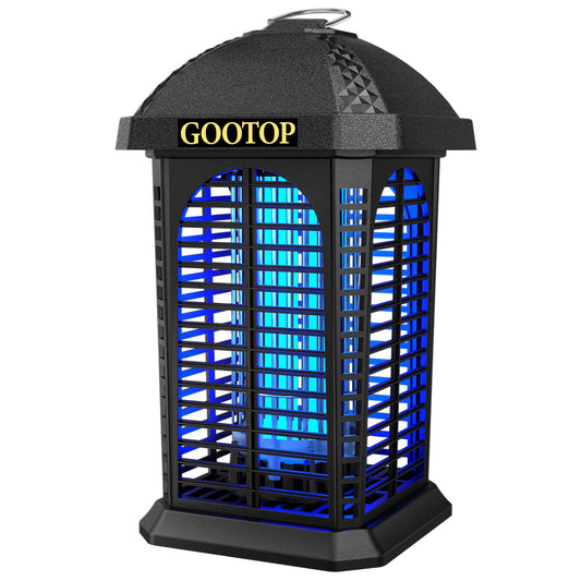 Bug Zapper Outdoor, 4200V Electric Mosquito Zapper, Bug Zapper Outdoor, Fly Traps, Fly Zapper, Mosquito Killer Indoor 3 Prong Plug, 90-130V, ABS Plastic Outer